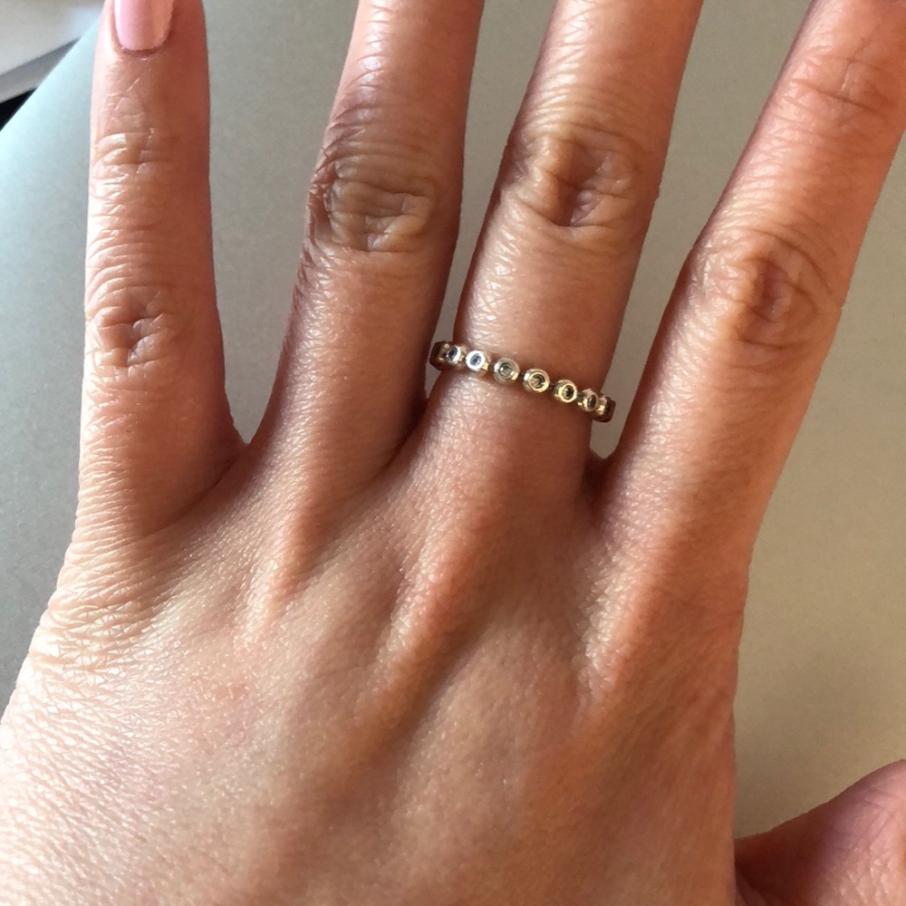 Pandora for eternity ring